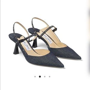 Jimmy Choo Ray 65mm denim pumps